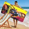 Cyberpunk Print Beach Towel, Large Soft Quick Dry Towel for Beach Camping Swimming
