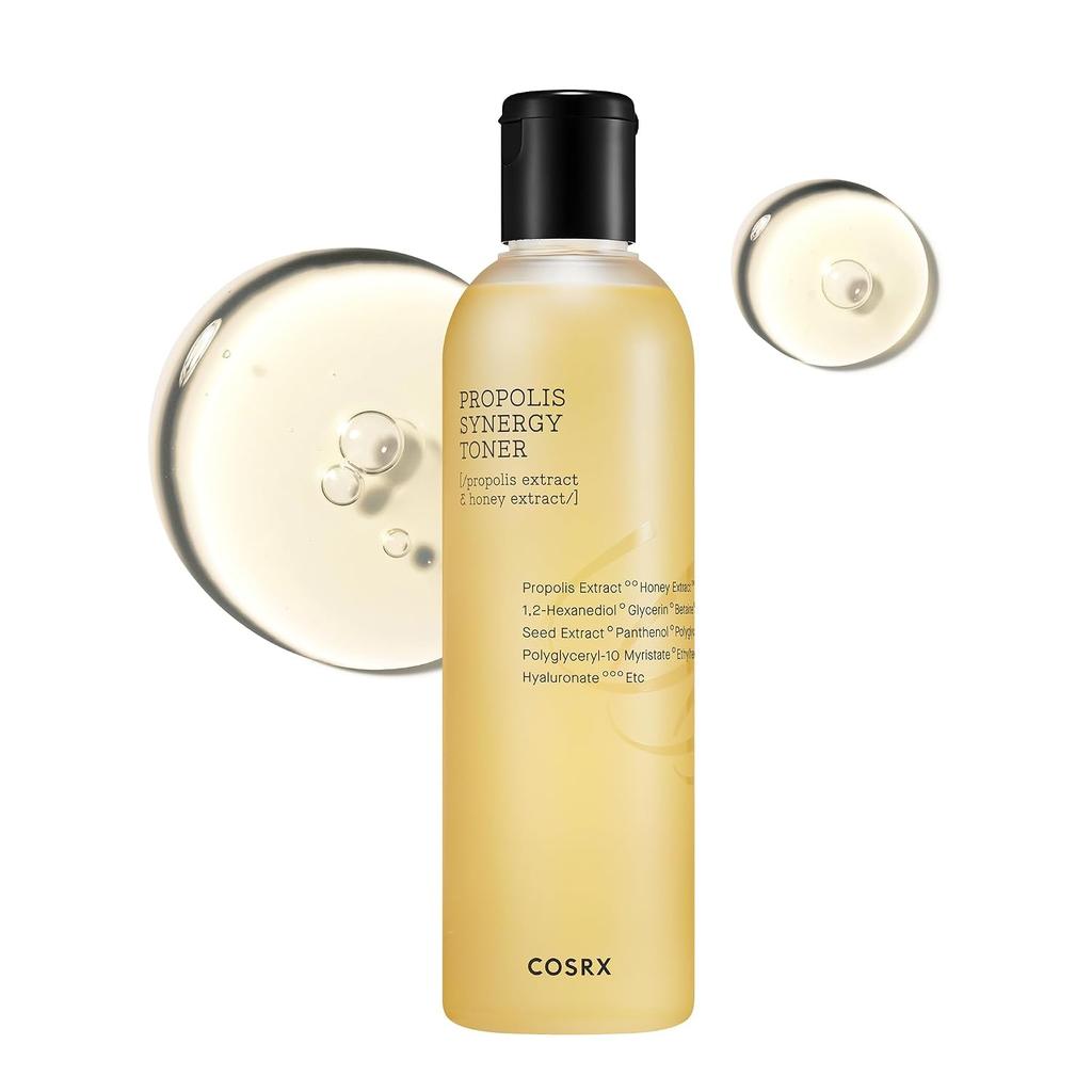 COSRX Propolis Toner Synergy 280ml Lotion Moisturizing Serum Sensitive Skin Honey Care Made France Hydration Moisture Supply Dermatologically Tested