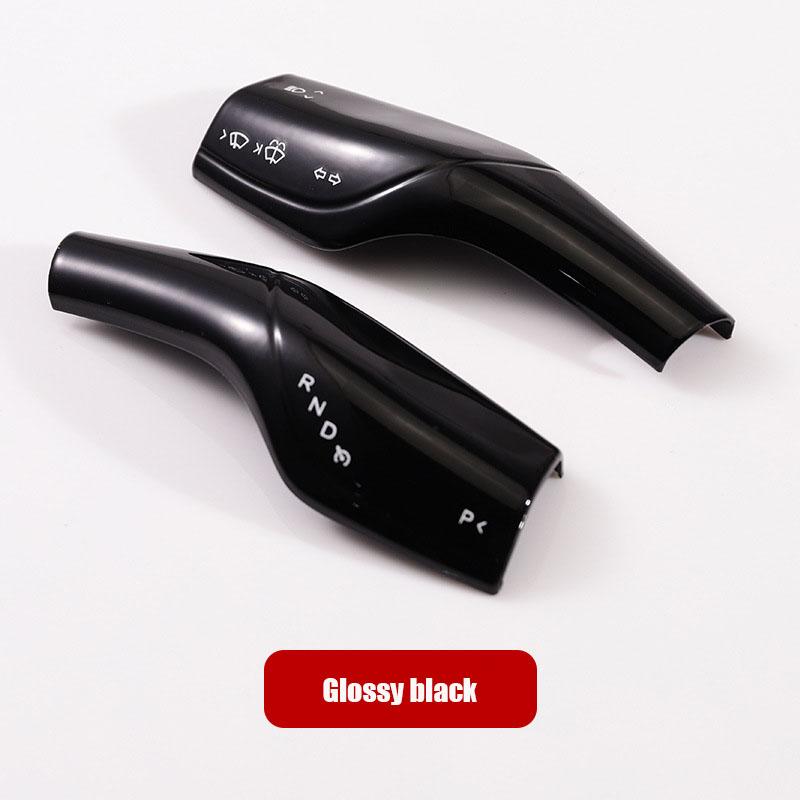 For Tesla Model 3/Y 2024 2024 2024 2020 Steering Wheel Steering Lever Wiper Protective Cover Decoration Interior Remodel Patchs