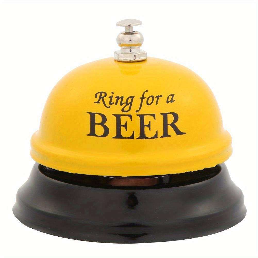 Unique Bell For Service Call Desk Crisp & Clear Sound Metal Service Bell for Kitchen Hotel Restaurant Bar Handheld Call Bell