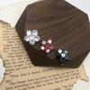 5pcs/lot Flower Crystal Buttons Cubic Zirconia Button for Clothes Decorative CZ Sewing Buttons for Cashmere Knit Cardigan