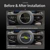 For BYD Series Car Steering Wheel Sticker for Seal 06 Dolphin Seagull Yuan Plus Suede Steering Wheel Anti-Scratch  Accessories