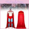 Vibrant Mexican Wrestler Cape Robe Costume For Festive Halloween Celebrations