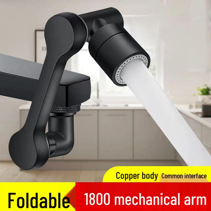U-Shaped Basin Faucet Extender with Dual Gear Modes and Anti-Splash Aerator