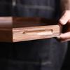 Octagonal Solid Wood Pallet Brown Wooden Storage Tray Jewelry Cosmetic Key Storage Entryway Organizer Cutlery Water Tray