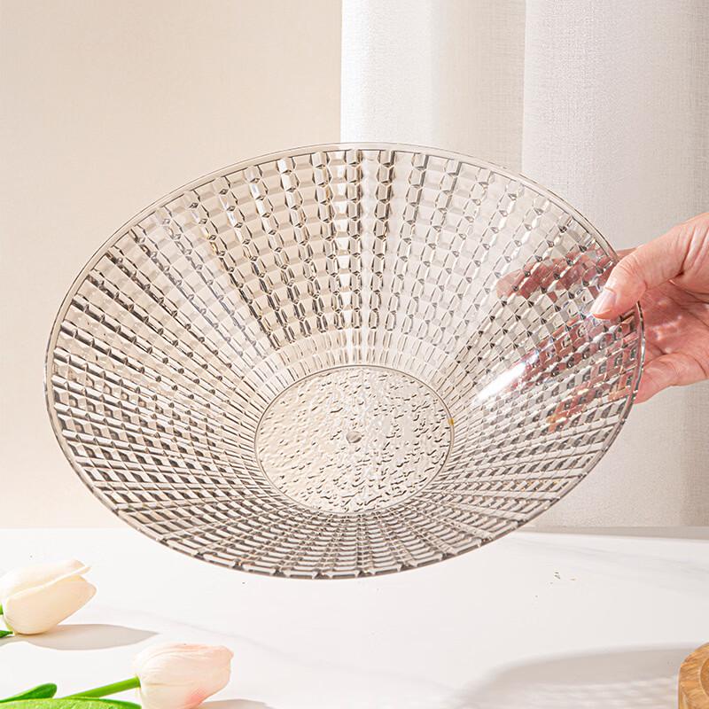Abay Scandinavisch Minimalistisch Kristalglas Fruitschaal Set van 3
