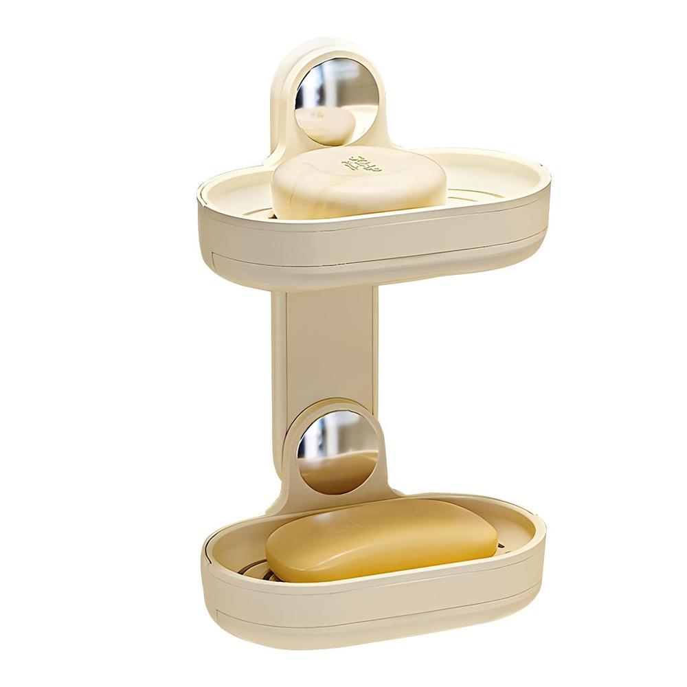 

В наличии 1 шт. держатель для мыла на присоске двойная мыльница 3 цвета съемная для душа ванны кухни раковины Pack of 1