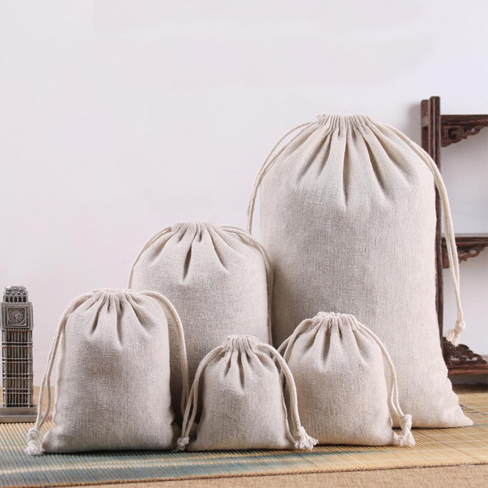 

1 шт. джутовый льняной мешок с завязками XL подарочный пакет DIY ручной работы натуральный джутовый мешок упаковка рождественская вечеринка свадьба многоразовый мешочек для ювелирных изделий 8cmx10cm