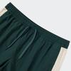 Adidas Colorblock Design Sports Drawstring Mid-Waist Woven Shorts Men Bottoms Midnight-Green JN4511