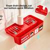 Dry-Wet Faucet Drain Rack Cartoon Drain Storage Box Anti Mold Faucet Storage Rack  Home Use