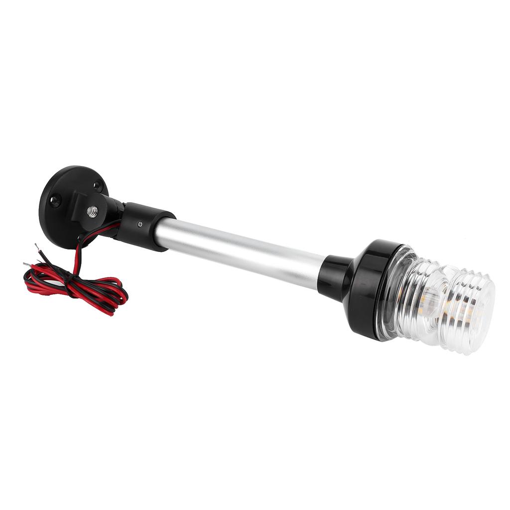 Adjustable LED All Around Anchor Light Sailing Boat Yacht Signal Bulb Foldable Waterproof 360 degrees Round