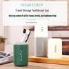 Portable Travel Toothbrush Cup Set with Storage Case