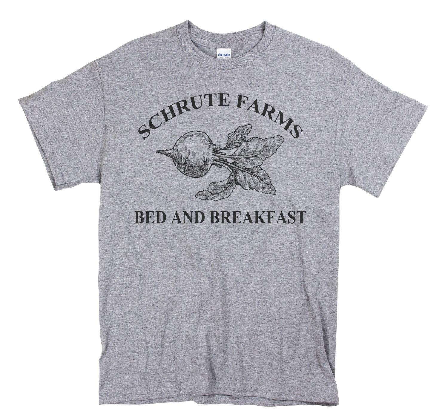 Fan Shirts Schrute Dunder Mifflin Shirt Schrute Farms TShirt Schrute Farms Shirt The Aesthetic Clothes S