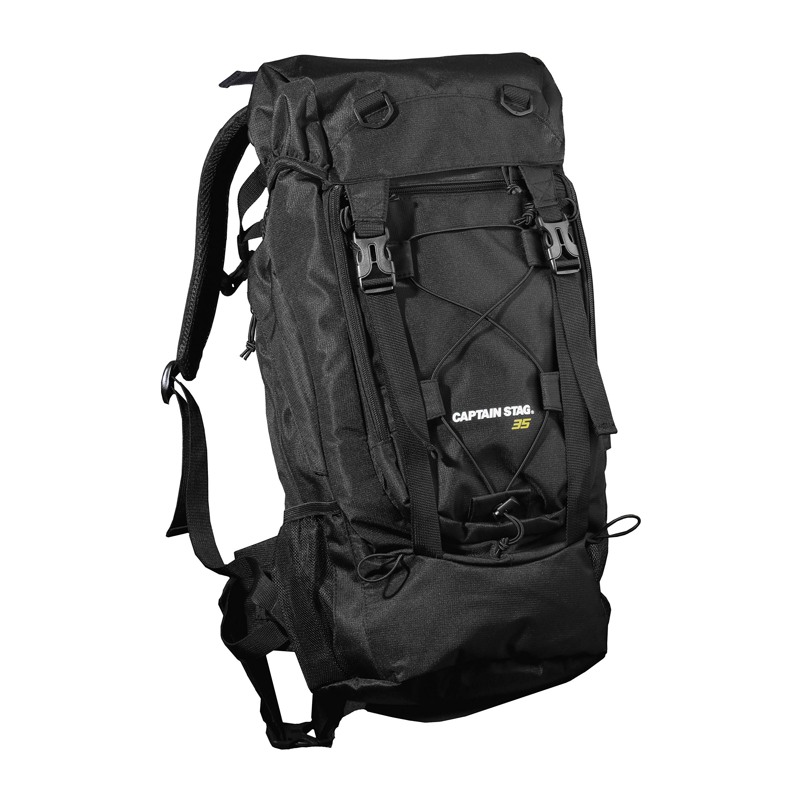 

Captain Stag FEEL BOSCO UM-2320 35L Black Backpack for Hiking and Trekking
