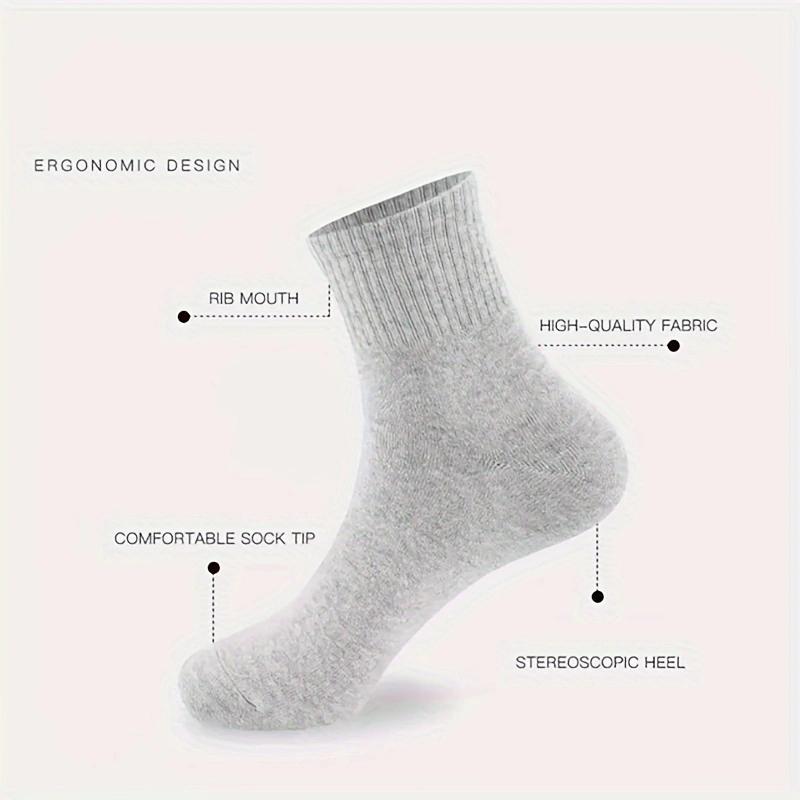 3 Qairs Of High-quality Men's Socks, Casual Breathable Socks, Men's Cotton Socks, Running Sports Socks, Men's Gifts