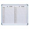 Aluminum Frame Schedule Board, Monthly Schedule, 600x450mm, SBJ-6045 [Office Supplies]