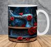 Sewing Machine 3D Flat Sewing Machine Ceramic Coffee Mug Tea Cup Europe, America Germany France