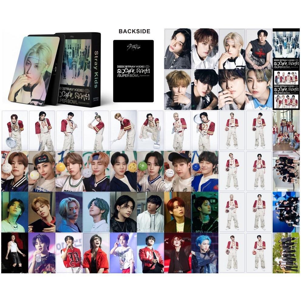 Stray Kids Poka Photocards 1 Box (55 Cards) 16 Types