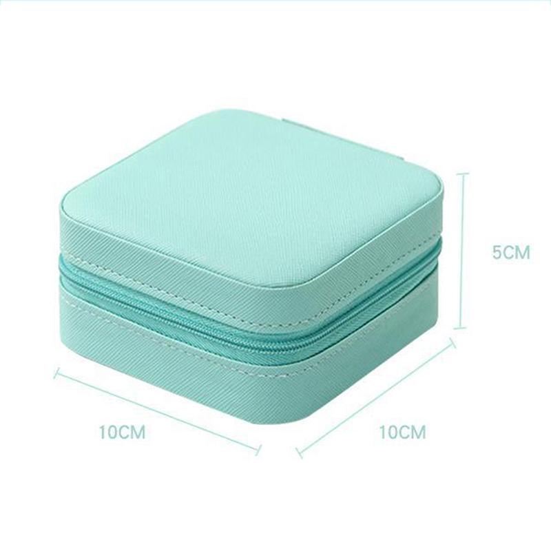 Candy Color Jewelry Organizer Display Storage Box Travel Earrings Necklace Ring Holder Jewelry Case Boxes