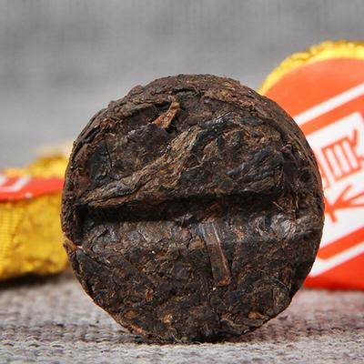 500g Premium Olgun Puer Yüksek Kaliteli Puerh Çay Bambu Sepeti Küçük Altın Kek