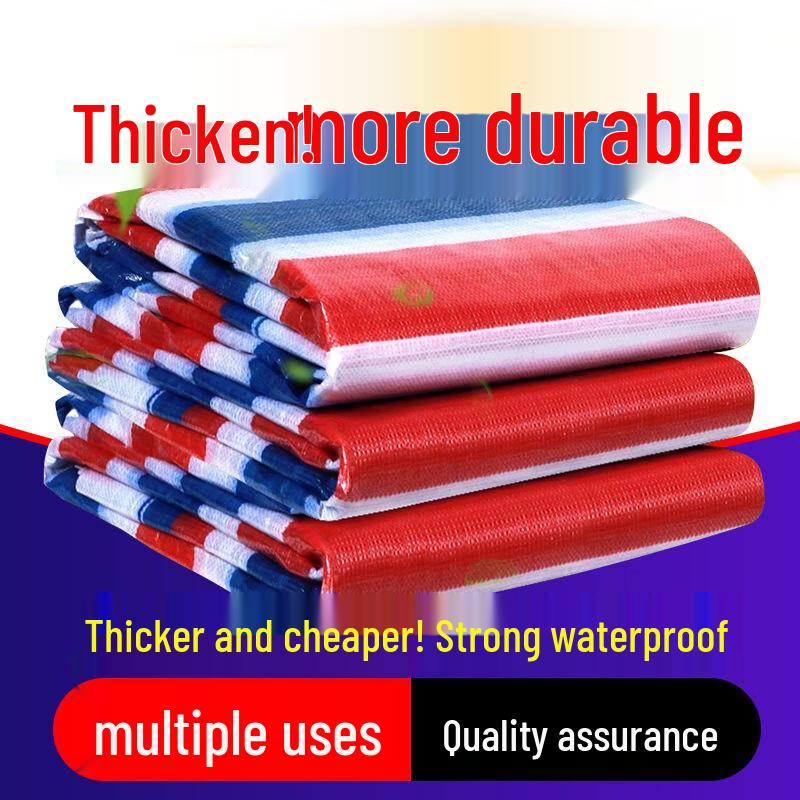 Heavy-Duty Striped Waterproof Tarp