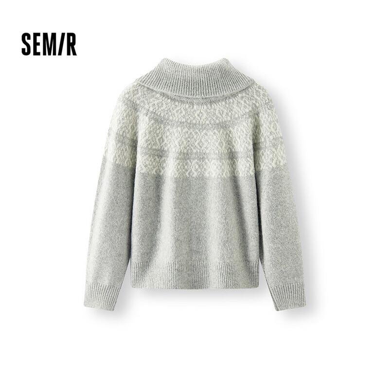 

Semir Women s Fair Isle Knit Cardigan Sweater L