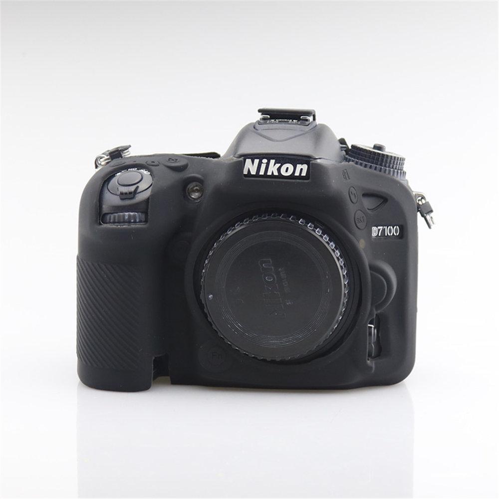 

Soft Rubber Silicone Case For Nikon D7100 D7200 Armor Camera Body Cover Skin