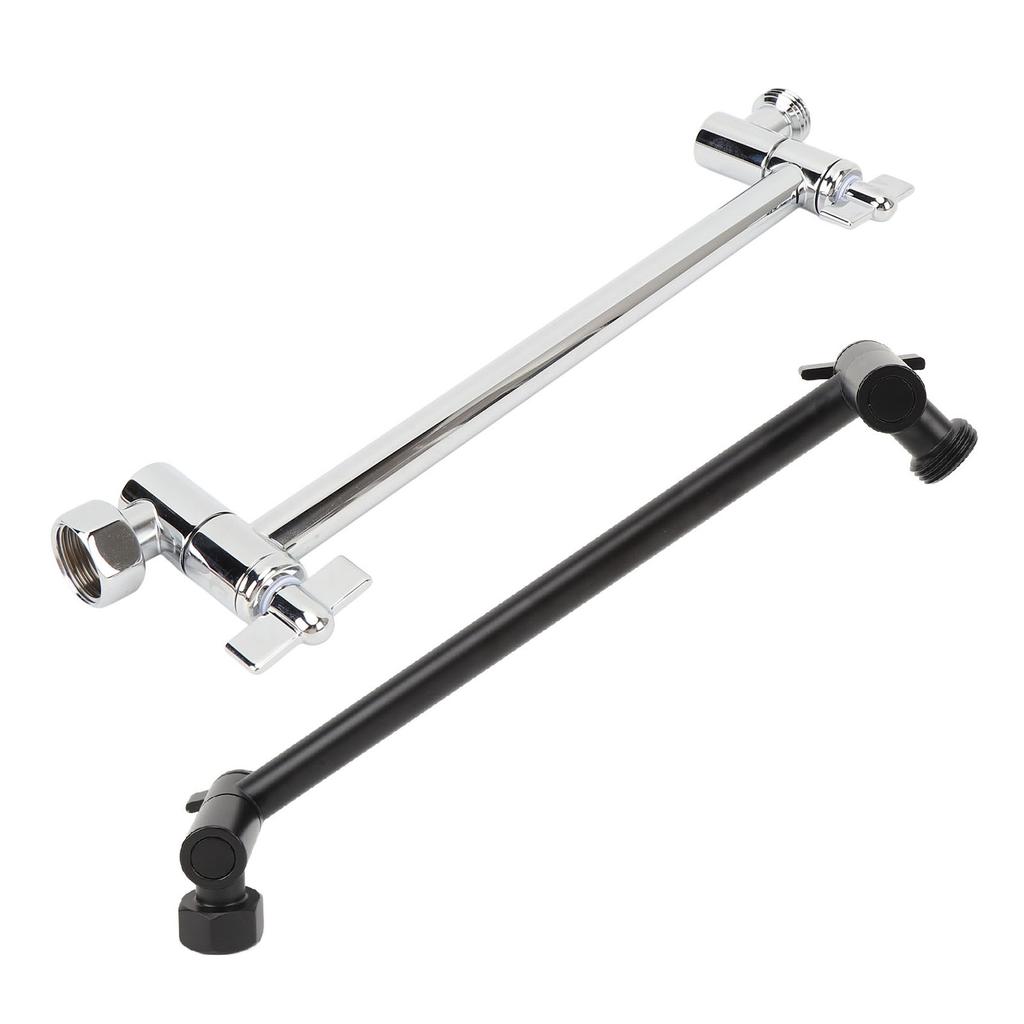 Shower Head Extension Arm Stainless Steel Adjustable Leakage Proof Shower Head Extender Bar for Home