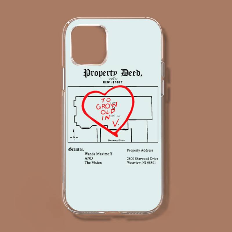 

Popular TV Series WandaVision Phone Case for iPhone 11 12 13 mini pro XS MAX 8 7 6 6S Plus X 5S SE 2020 XR cover iphone 11