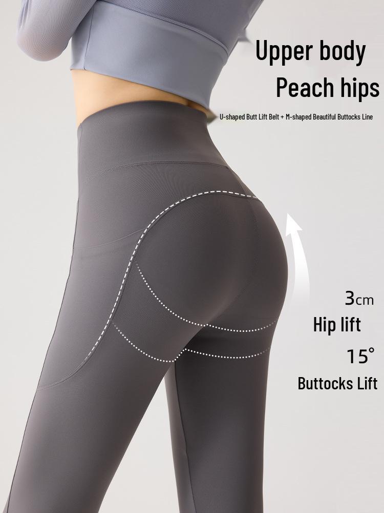 Women's Cloud Feeling Ice Silk Pocket Yoga Pants - Summer Slimming, Hip-Lifting, Sporty Outdoor Wear