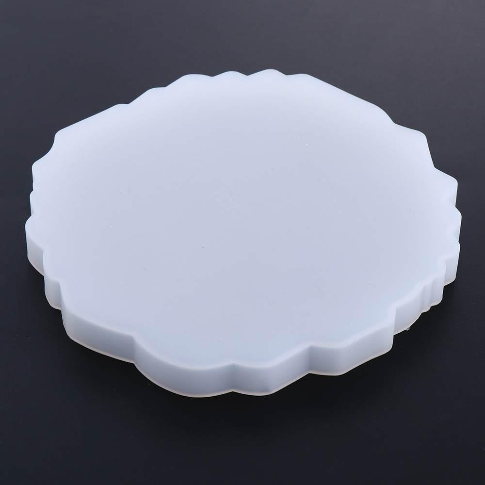 Epoxy DIY Placemat Silicone Cup Mats Coaster Mold Tray Mould Resin Casting Mold Pad Making Tools