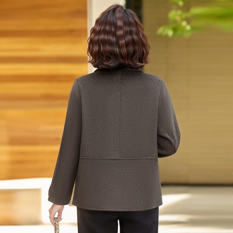 Small Autumn and Winter Double-sided Wool Jacket New Women's Temperament Short Woolen Top