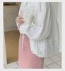 Korean Style Cloud Bubble Pleated Shoulder Handbag for Women, Large Capacity Mother-and-Child Cloth Bag