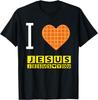 Ich liebe Jesus Waffel Herz Lustiges christliches Frühstück T-Shirt unisex T-Shirt
