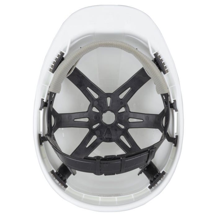 Casque De Protection - Wolfcraft - Blanc - Résistant Aux Chocs - UV Stabilisé - Ajustement Facile