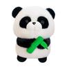 Panda Giant Gluttony Plush Toy Holding Bamboo Doll Travel Souvenirs Gifts Child