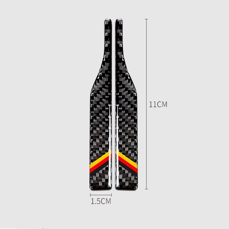 2026 Universal  Anti-collision Strip 2Pcs Rearview Mirror Anti-scratch Strip Car Sticker Decoration Reflective Strip Auto Parts