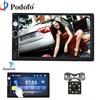 Podofo 2 Din 7 дюймів Автомагнітола Автомобільний MP5-плеєр Автомобільний радіоприймач Дзеркало заднього виду Bluetooth FM-приймач Автомобільний Hifi Керування кермом USB AUX-in