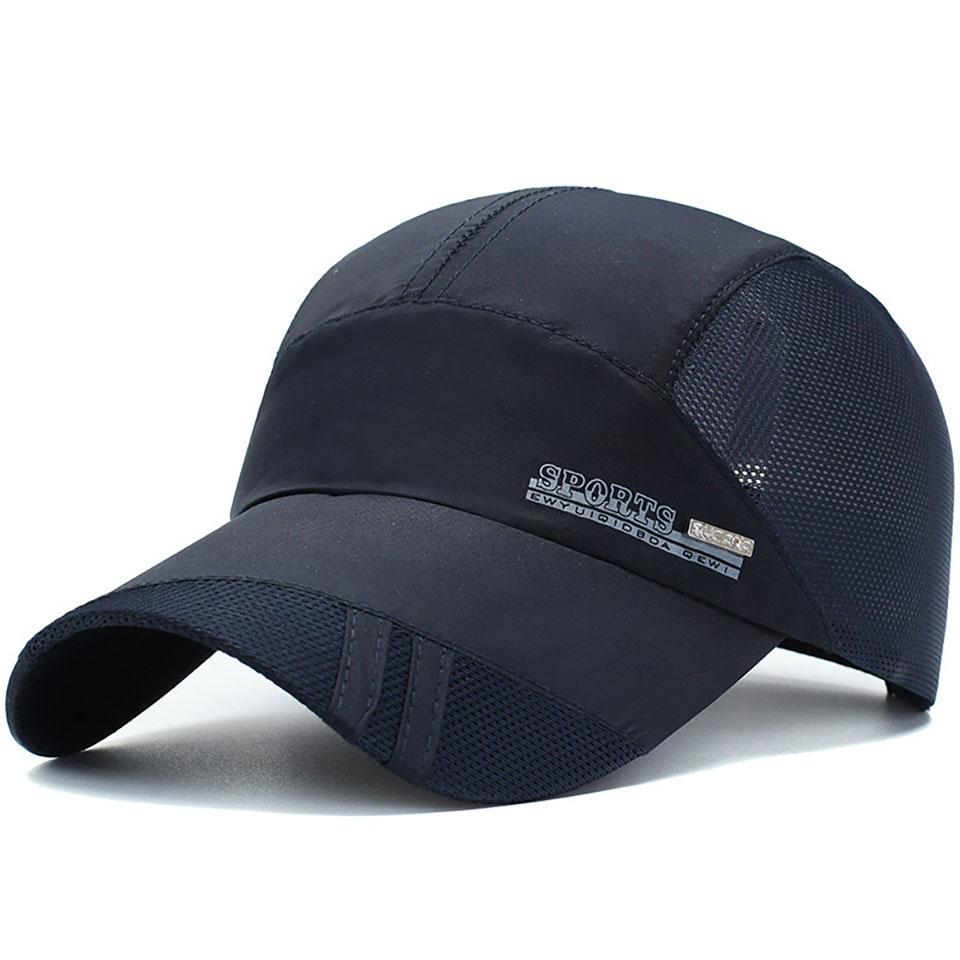 

Loogdeel Спортивный козырек Крутая модная горячая уличная мужская женская регулируемая быстросохнущая дышащая кепка для бега бейсболка летняя сетчатая кепка