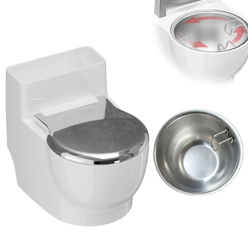 Toilet Water Bowl For Cat,Toilet Shaped Pet Water Dispenser For Cat Dog, Small Funny Bowl For Dogs And Cats Hilarious Gravity