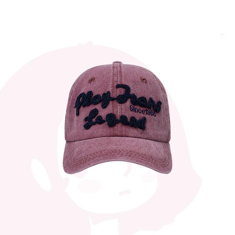 

Милые крутые цыпочки/фуражка мужская ретро нишевая кампус бейсболка женская вышитая наклейка хип-хоп шляпа Adjustable красный