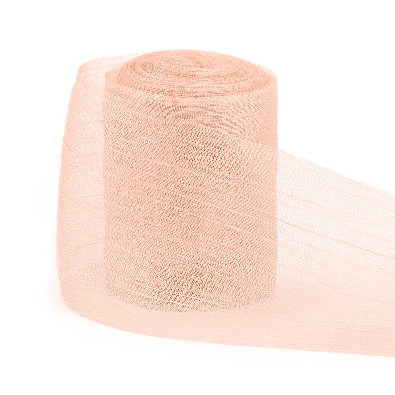 Straight Wrinkled Yarn Ribbon Chiffon Wedding Wrinkle Mesh Accessories Bright Silk Wrinkle Gift Box Flower Bundle Packaging