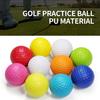 12 pezzi palline da golf realistiche con fossette, di lunga durata, migliorano la precisione, non perdono mai palline da allenamento per interni ed esterni