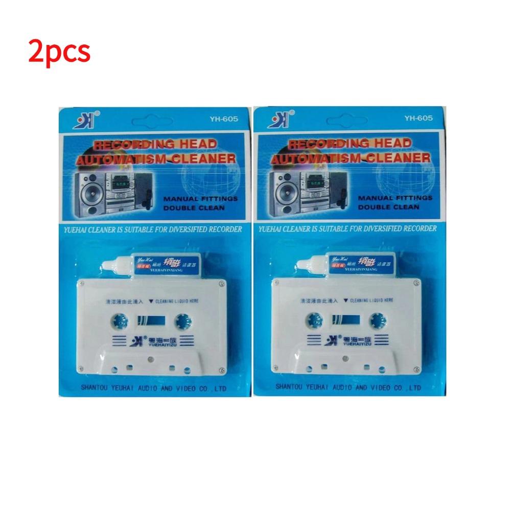 Cassette Tape Head Cleaner Demagnetizer Kits Audio Deck Tape Player Recorder Cleaner Fluids L5F4 Head Player Cassette Cleaner