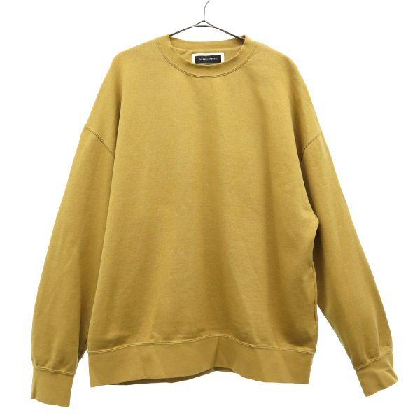 MAISON SPECIAL Long sleeve sweat 46 yellow trainer Men's Used
