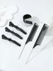 6pcs/set Salon Hair Magnetic Wrist Strap Pointed Tail Comb with Hair Clip Holder Hair Cutting Tool Special for Real Hair Wigs