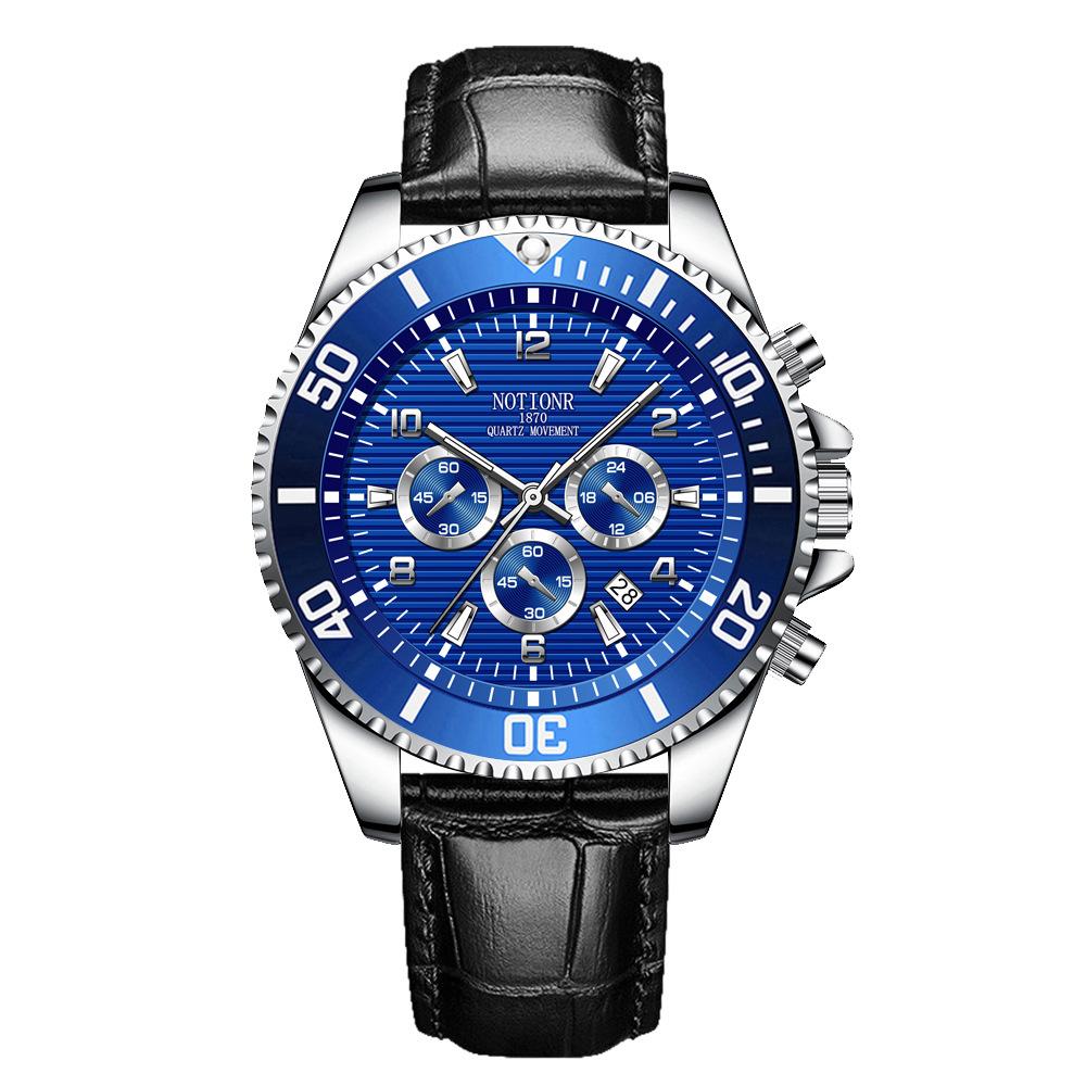 Concept: Green Water Ghost Watch, Men S Belt Date, Waterproof Luminous Quartz Watch