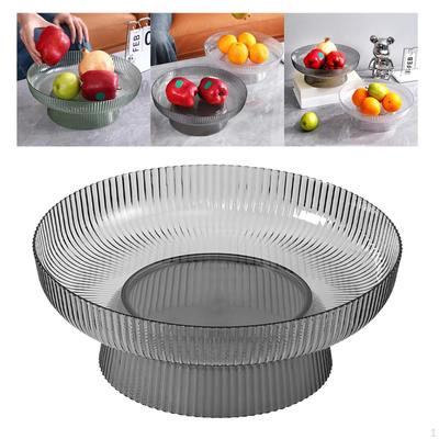 Decorative Pedestal Bowl Dessert Display Stand Storage Baskets Organization Dish Holder for