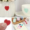 500 Pcs Package Label Home Decor Gift Packaging Scrapbooking Love Heart Shaped Sticker Seal Labels