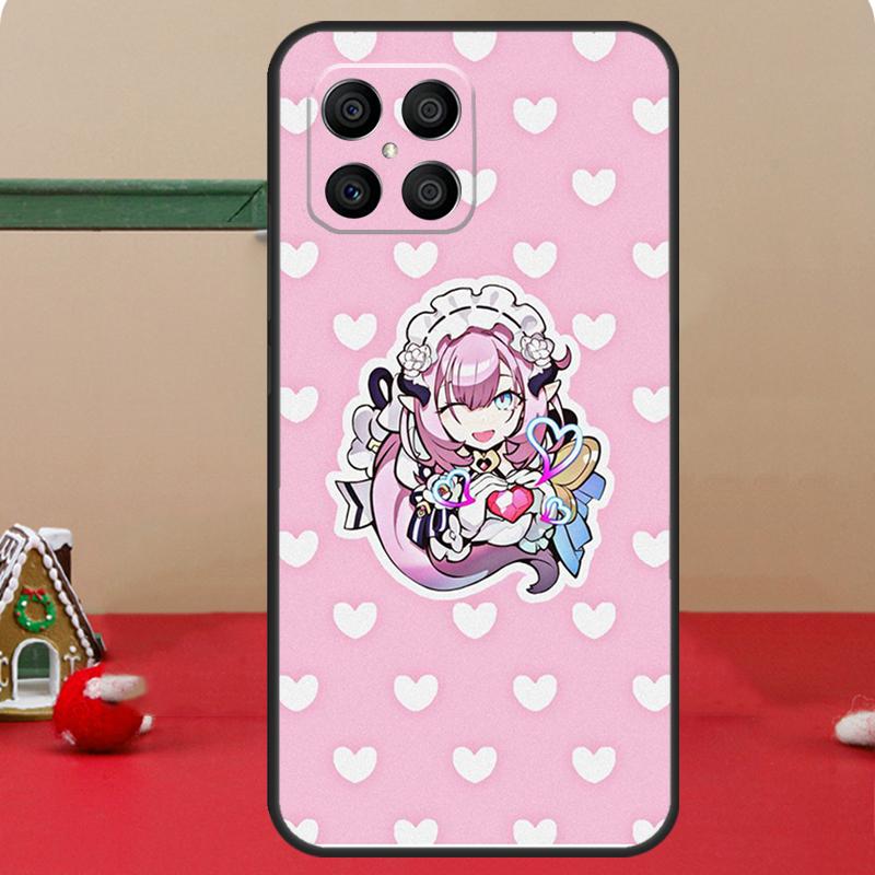 Elysia Honkai impact Case For Honor Magic 8 5 6 7 Lite Honor 400 Pro 200 50 70 90 X8c X8a X8b X9a X9b X9c Cover